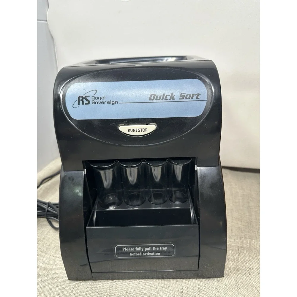 Royal Sovereign QS-1AC‎ Coin Sorter Counter Machine tested and works perfectly